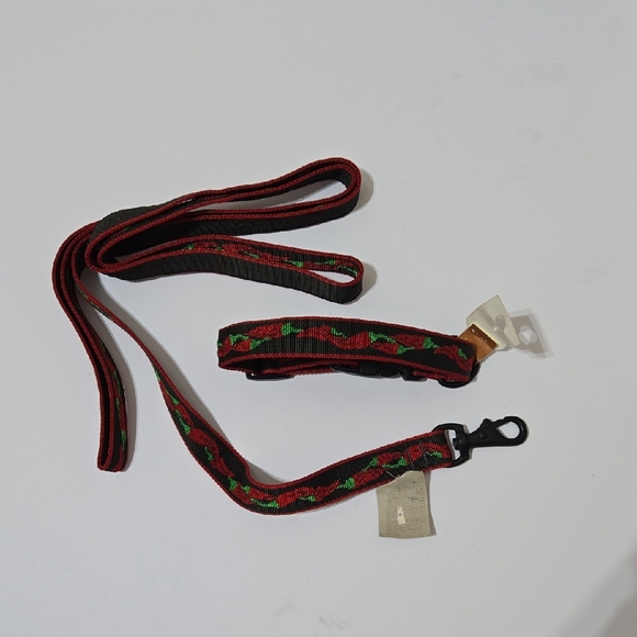 Bison Designs Other - BISON Designs Pepper Print Dog Collar and Leash